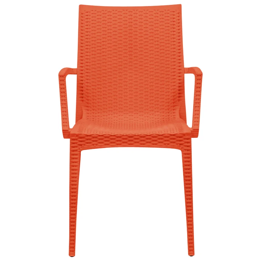 Weave Mace Indoor/Outdoor Chair (With Arms), Set of 4